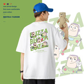 束胸外穿短袖 纯棉舒适透气平胸塑胸内衣女中性cos 巴斯光年宽松版