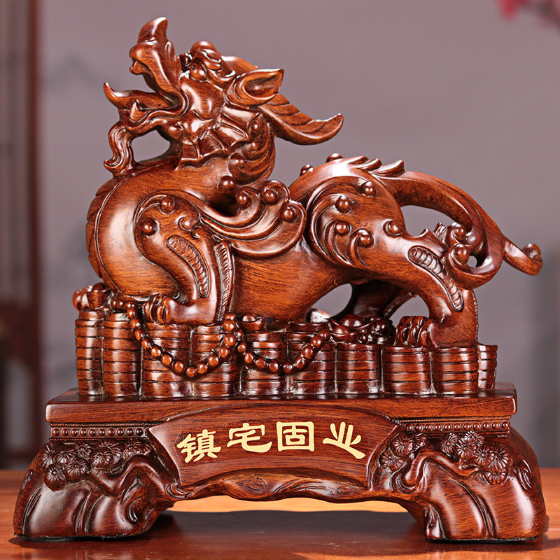 貔貅招财摆件镇宅皮丘一对家居客厅酒柜电视柜装饰品办公室老板桌工艺