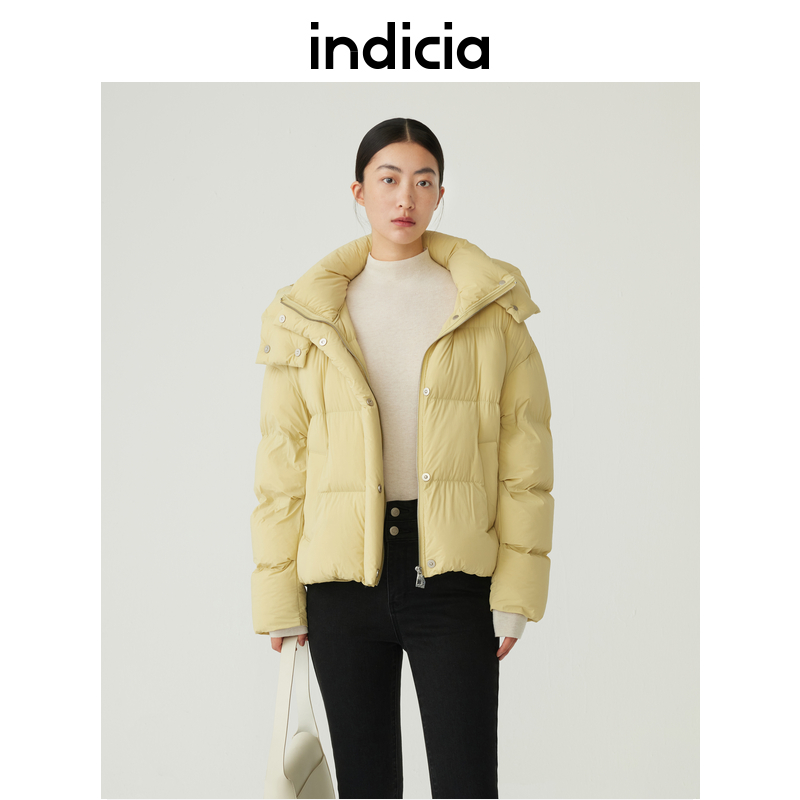 indicia 鹅绒保暖面包服羽绒服外套女冬季新款商场同款标记女装