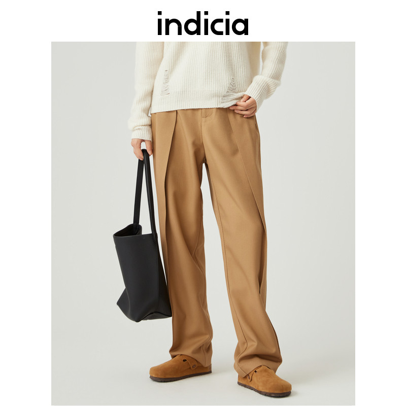 indicia 休闲裤子女锥形百搭西裤冬季新款商场同款标记女装