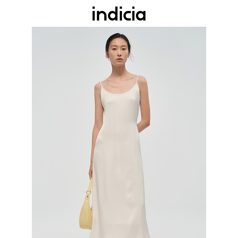 indicia标记商场同款极简吊带裙醋酸光泽高级感6B406LQ346C-1,女装/女士精品,连衣裙,淘宝优惠券,粉丝福利购,淘宝优惠卷
