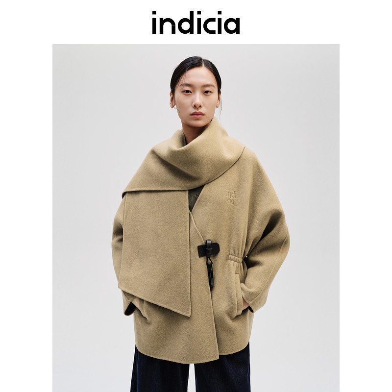 indicia标记商场同款24冬季新款时尚百搭显瘦毛呢外套F2D4DY654C,女装/女士精品,毛呢外套,淘宝优惠券,粉丝福利购,淘宝优惠卷