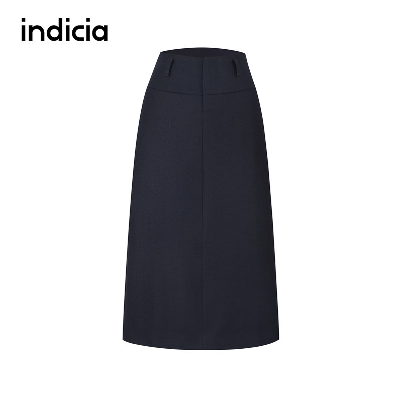 indicia标记商场同款25冬季新款女装半身裙长裙子F2D5QZ652C