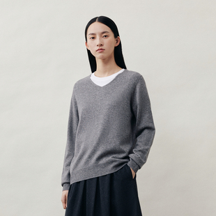 indicia标记绵羊毛100%毛衣针织衫2025冬季新款女装L2D5MS290