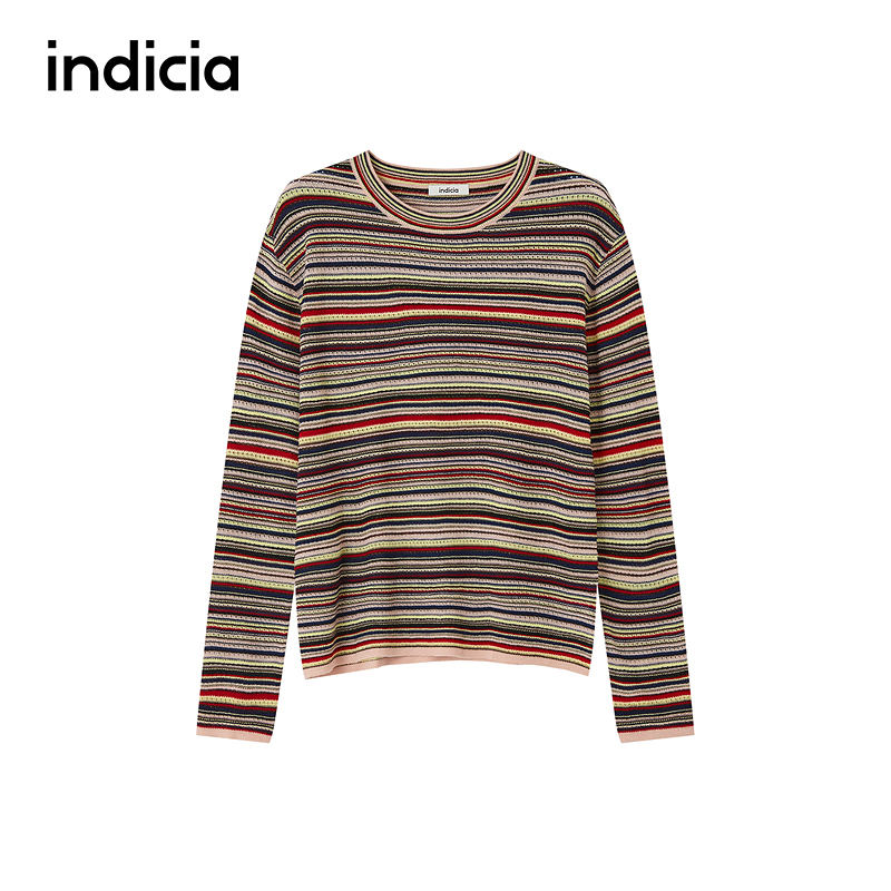 indicia标记商场同款2025秋冬季新款女装针织衫F2D5ZZ514F