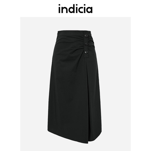 indicia半身裙女侧开叉a字裙夏季商场同款标记女装5B305QZ149