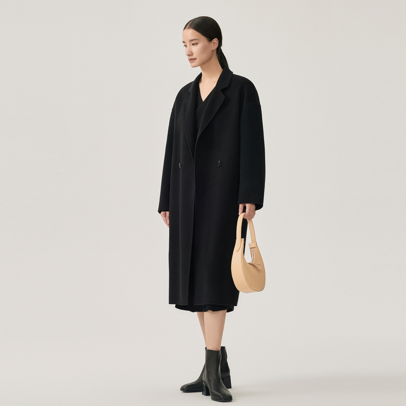 羊绒羊毛大衣女长款毛呢外套