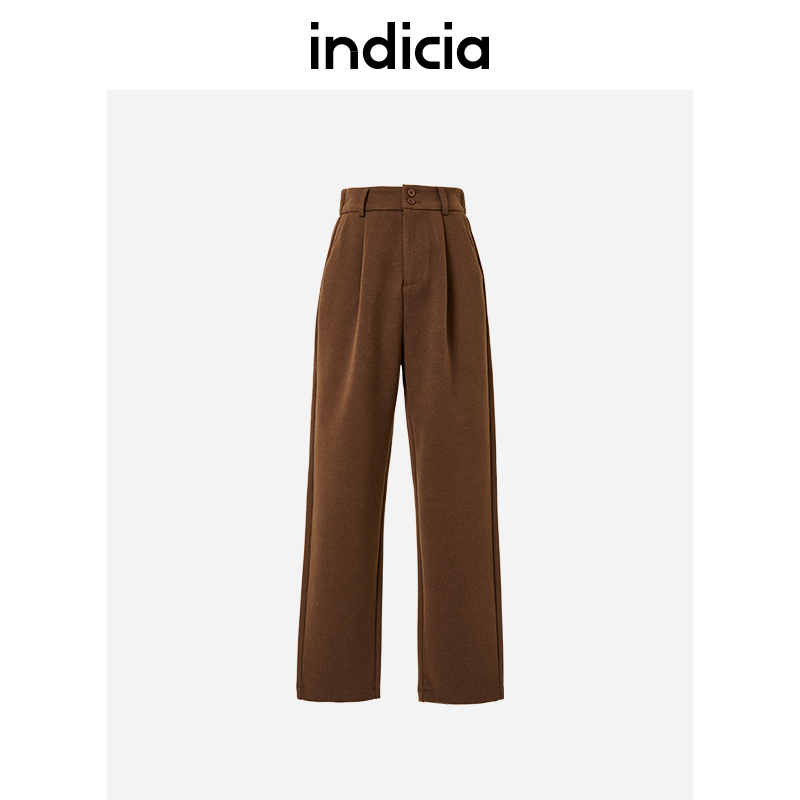 休闲裤直筒裤厚款裤子冬季