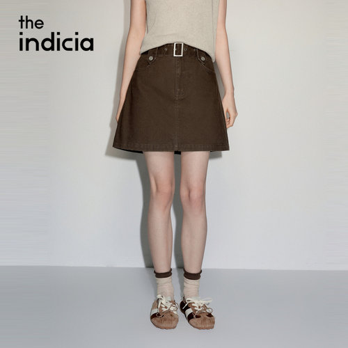 indicia标记商场同款2026秋季新款女装半身裙牛仔裙子L2C6QZ200Y