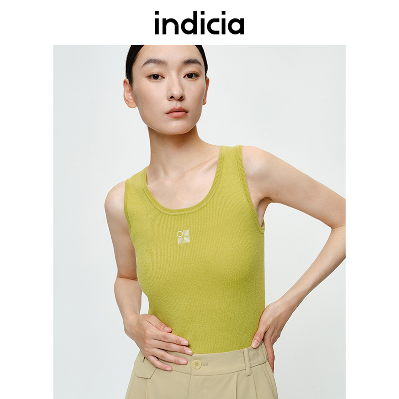 indicia吊带内搭无袖上衣夏季新款商场同款标记女装5B304BX120