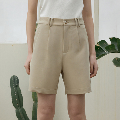 indicia短裤纯色休闲裤夏季女装