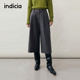 七分裤 indicia标记商场同款 子L2D5KZ283 女装 休闲裤 2025秋冬季 新款