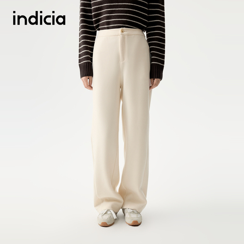 indicia标记商场同款2025秋冬季新款女装休闲裤女长裤子L2D5KZ216
