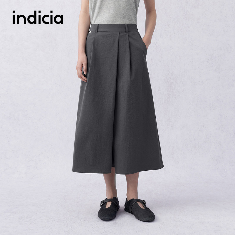 indicia标记商场同款2026夏季新款女装半身裙长裙子F2B6QZ202C