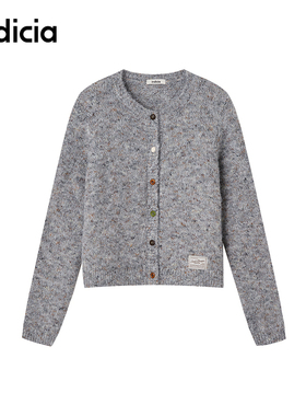 indicia标记商场同款2025秋冬新款女装针织衫开衫F2D5KS581C