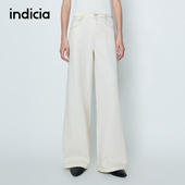 26春季 新款 女装 indicia标记商场同款 白色休闲牛仔裤 L2A6NK039
