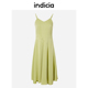 标记女装 indicia 吊带裙V领连衣裙打底醋酸裙子夏季 5B306LQ209