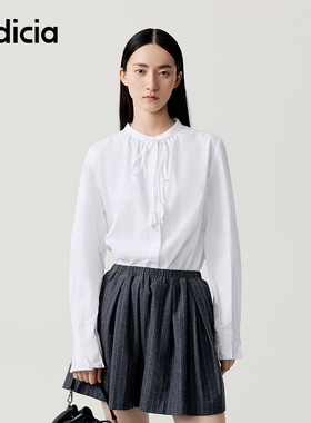 indicia标记商场同款2025秋冬季新款女装长袖衬衫女F2D5CS515C
