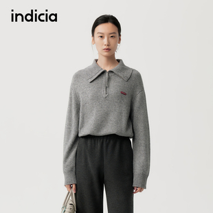 2025秋冬季 女毛衫 新款 针织衫 F2D5MS553N 女装 indicia标记商场同款