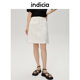标记女装 indicia纯色a字半身裙女通勤风气质短裙子夏季 商场同款