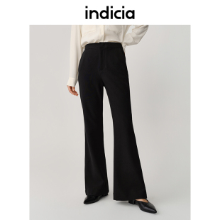 女装 indicia标记休闲微喇长裤 商场同款 子春秋季 5C307KZ305 显瘦裤