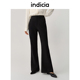显瘦裤 子春秋季 商场同款 indicia标记休闲微喇长裤 女装 5C307KZ305