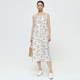 标记女装 indicia 吊带连衣裙米色开叉打底裙子印花夏季 5A303LQ091