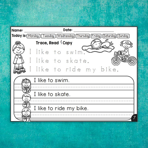 ReadingandWriting句子描红练