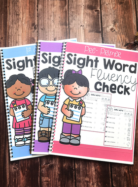 sight word高频词涂色练习题纸 儿童英语启蒙幼儿描红连线练习册