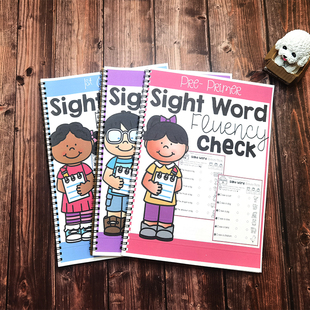 sight 儿童英语启蒙幼儿描红连线练习册 word高频词涂色练习题纸