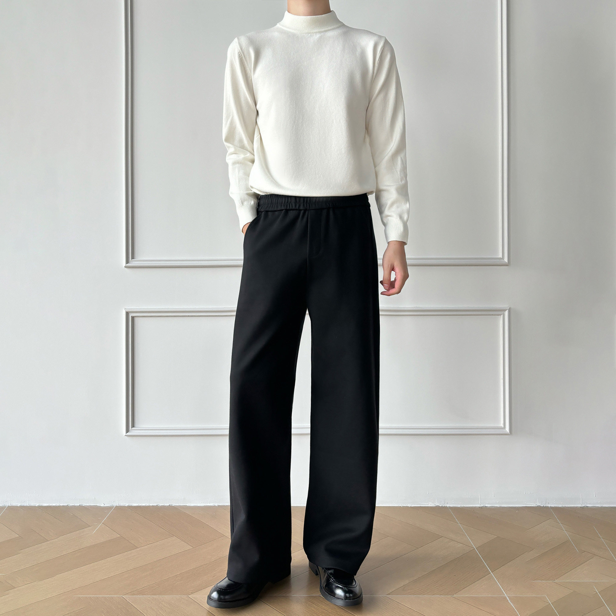 男笙【A字阔腿卫裤】春夏季品质A字直筒宽松阔腿休闲卫裤运动裤男