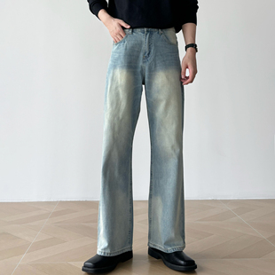 13.5盎司水洗cleanfit牛仔裤 男笙 型宽松直筒牛仔裤 2021M版 男 春季