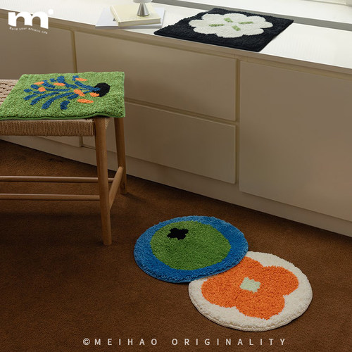 沐野原创簇绒耐脏吸水可机洗坐垫