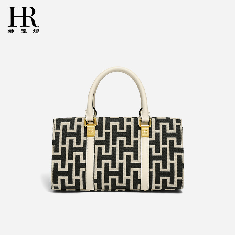 HR赫莲娜包包2023新款波士顿高级感包包轻奢女包大容量斜挎单肩包