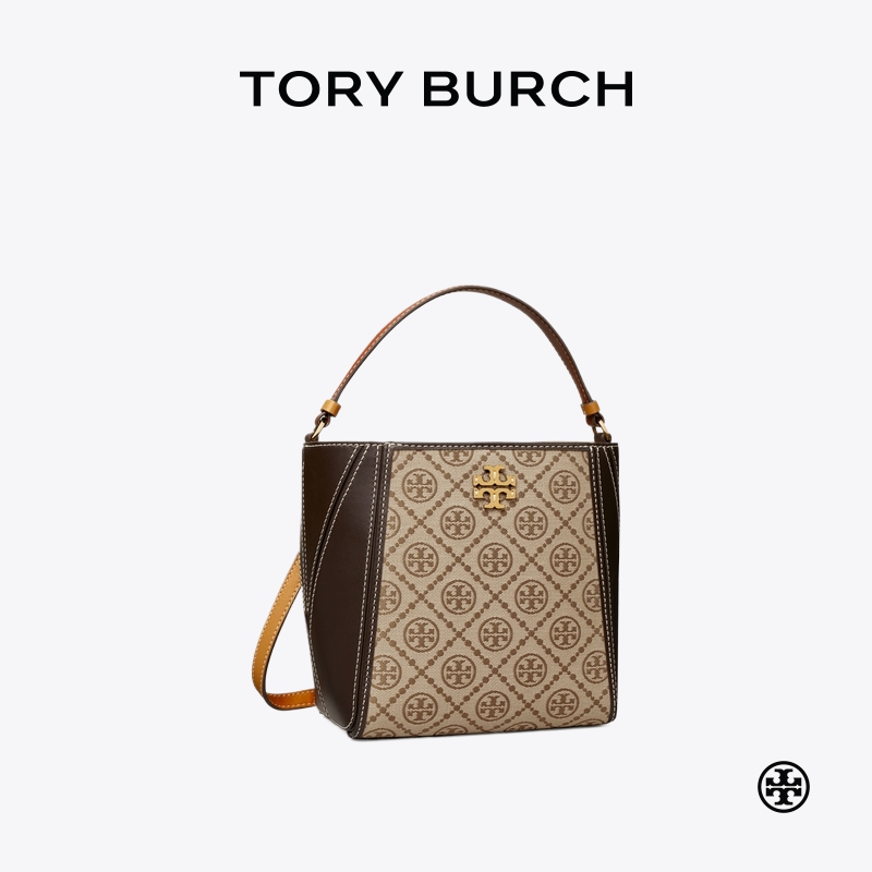 TORY BURCH 汤丽柏琦 MCGRAW T MONOGRAM 小号变形水桶包 172042