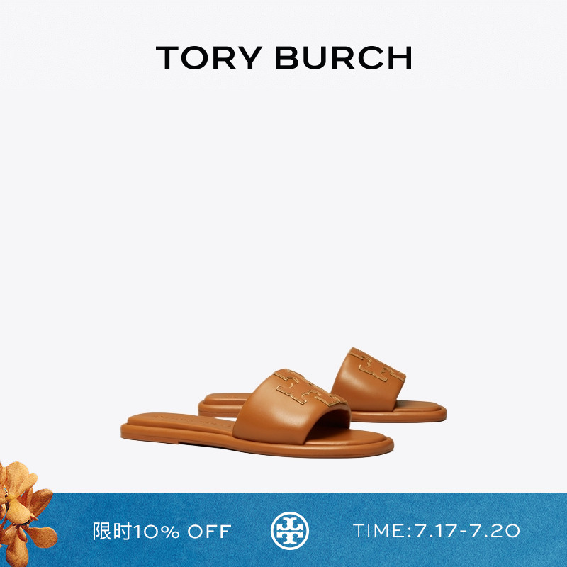 burch双tlogo羊皮运动风凉鞋