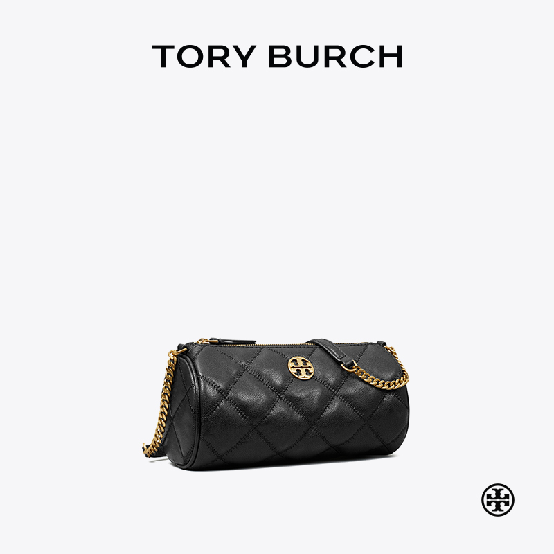 【线上专享】TORY BURCH 汤丽柏琦 WILLA 单肩圆筒包女包 153372