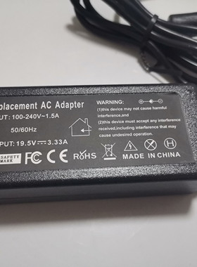 米红米RedmiBook14锐龙笔记本电源适配器充电器圆头19.51V3.33A