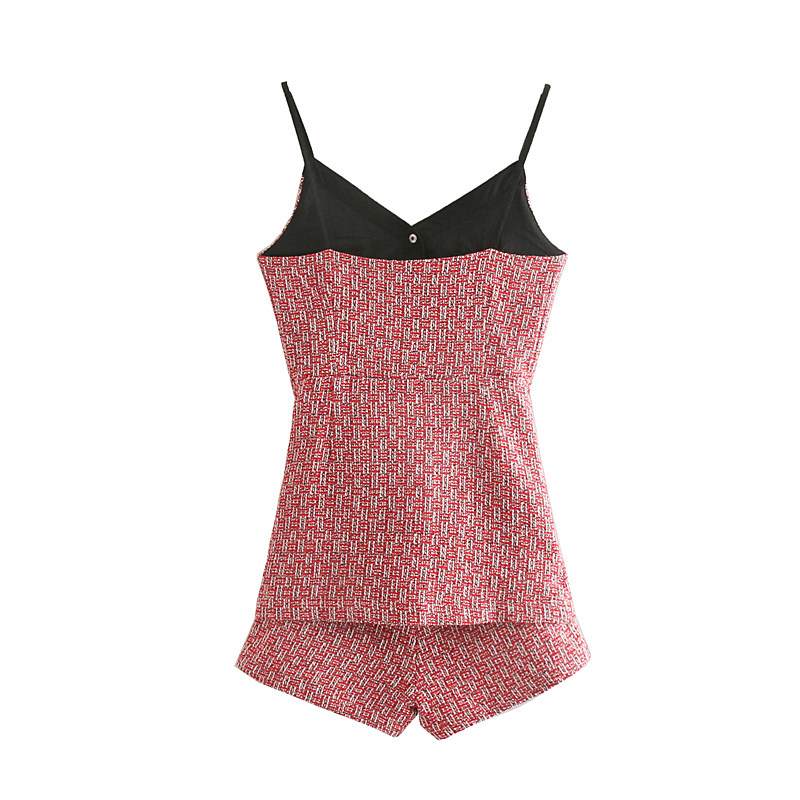 欧美2019夏季新款女装时尚百搭修身显瘦纽扣V领针织吊带连衣裙裤|msdalam kategori Butik wanita / wanita, seluar, seluar santai - dari Buy2taobao.com untuk memberikan perkhidmatan ejen Taobao profesional membeli