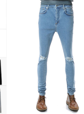 REPRESENT 正品 男士潮牌修身破洞时尚长裤牛仔裤 M07044