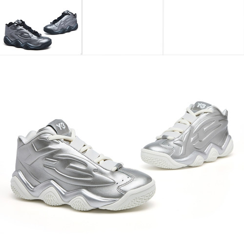 Y3Y-3男士潮牌重磅漆皮休闲鞋