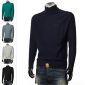 Hugo 10253462 50501761 Boss橙标 男纯色简约中高领保暖毛衣