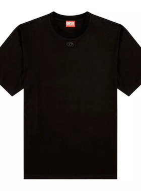 Diesel迪赛 男士时尚潮牌简约纯棉休闲圆领短袖T恤 A20049 0NIAX