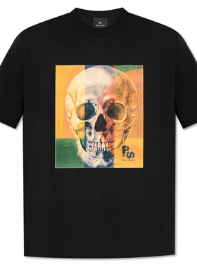PAUL SMITH PS 保罗史密斯男士潮牌骷髅头短袖T恤M2R-220X-PP4703