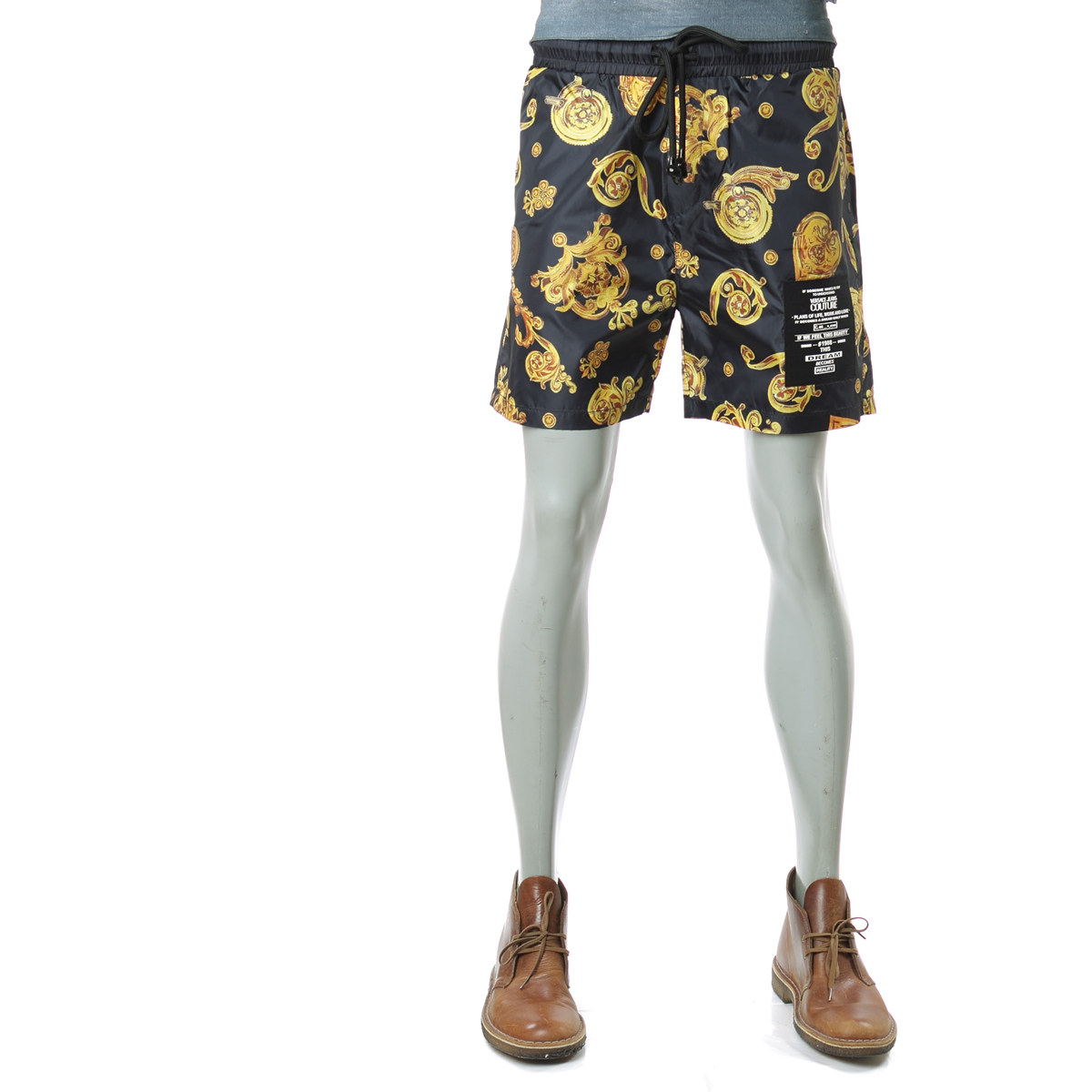 Versace/范思哲VJ 土豪巴洛克印花 男士休闲短裤沙滩裤 A4GVB1B6