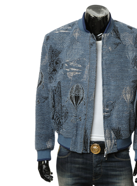 Armani/阿玛尼EA 男士刺绣热气球时尚休闲夹克外套 6R1B8Q 1K22Z