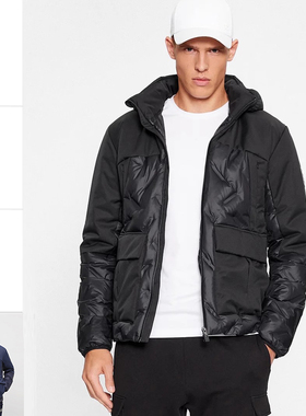 Armani/阿玛尼EA7 男士潮加厚保暖连帽棉夹克外套 6RPB21 PN8MZ