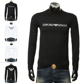 阿玛尼EA 8N1TN8 鹰标 纯棉修身 Armani 圆领T恤 男士 长袖 1JPZZ