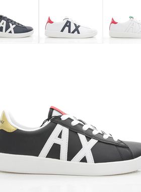 Armani/阿玛尼AX 海外直邮 男士拼色皮质低帮休闲鞋XUX016 XCC71