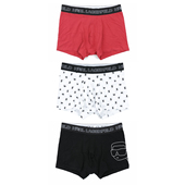 Karl 245M2104 四角内裤 Lagerfeld卡尔拉格斐 男老佛爷潮牌3件装